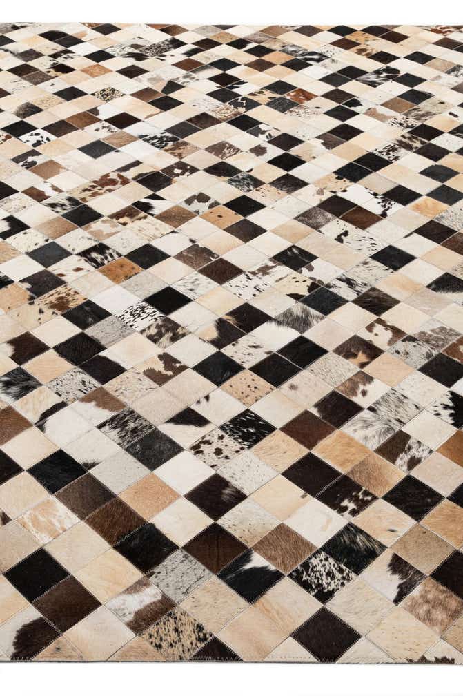 8' x 10' Cowhide - Patchwork Rug