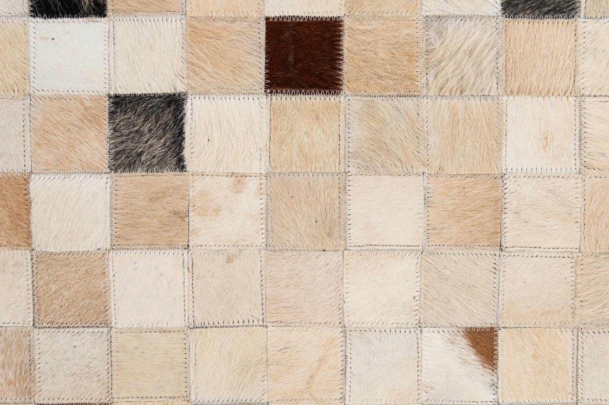 8' x 9' 9 Cowhide - Patchwork Rug
