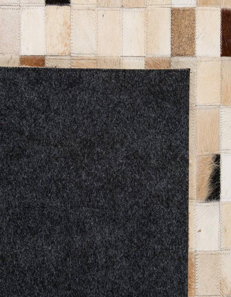 Detail image of 8' x 9' 9 Cowhide - Patchwork Rug