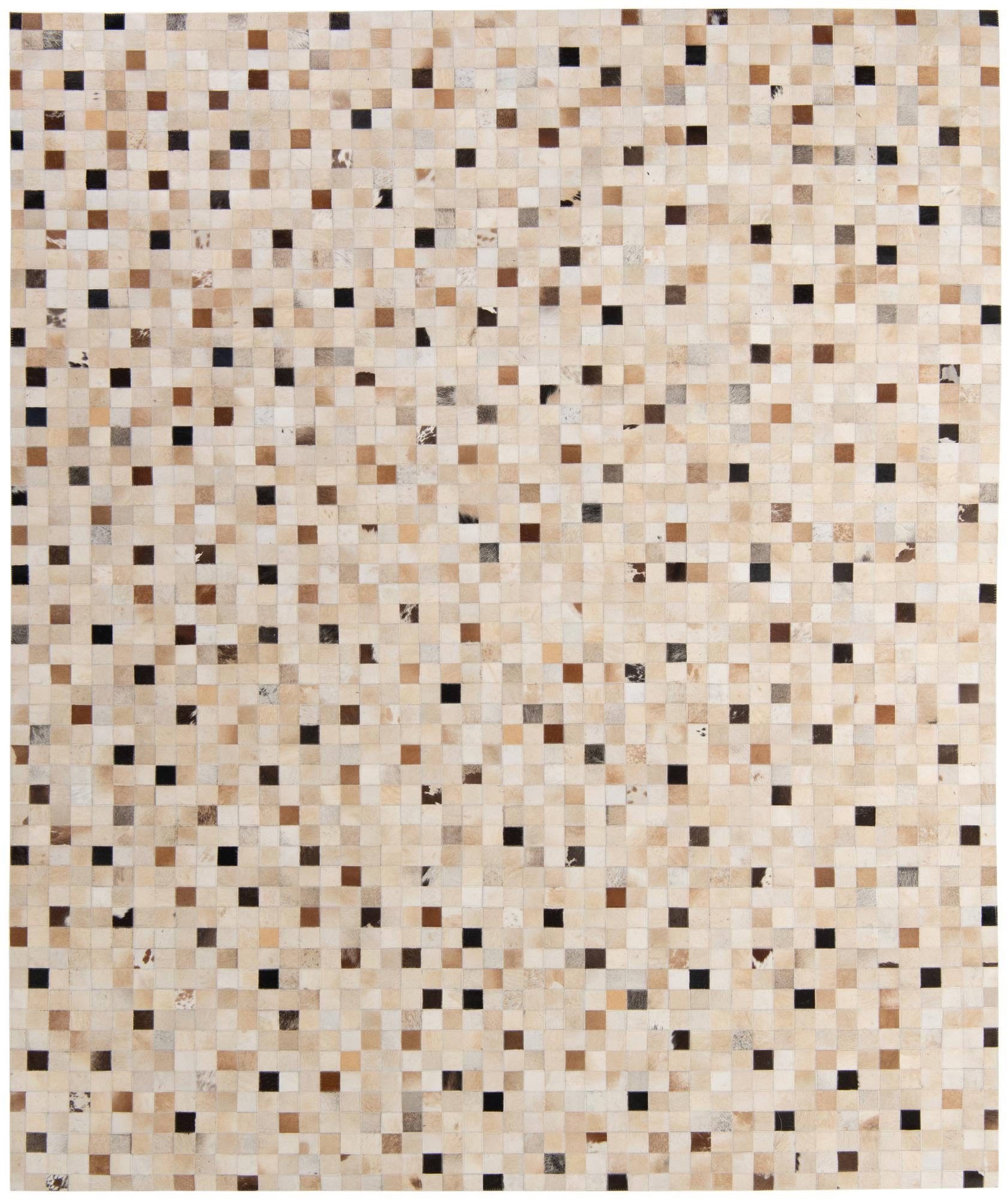 8' x 9' 9 Cowhide - Patchwork Rug