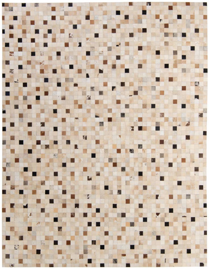Detail image of 8' x 9' 9 Cowhide - Patchwork Rug