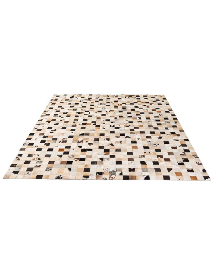 Detail image of 8' x 10' Cowhide - Patchwork Rug