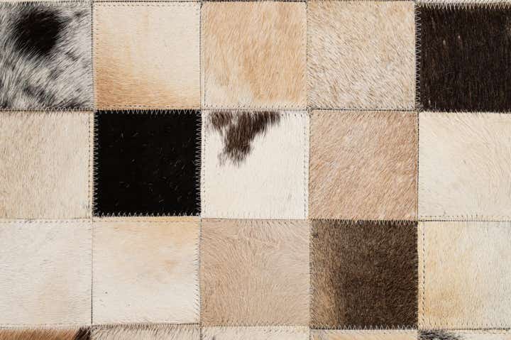 8' x 10' Cowhide - Patchwork Rug