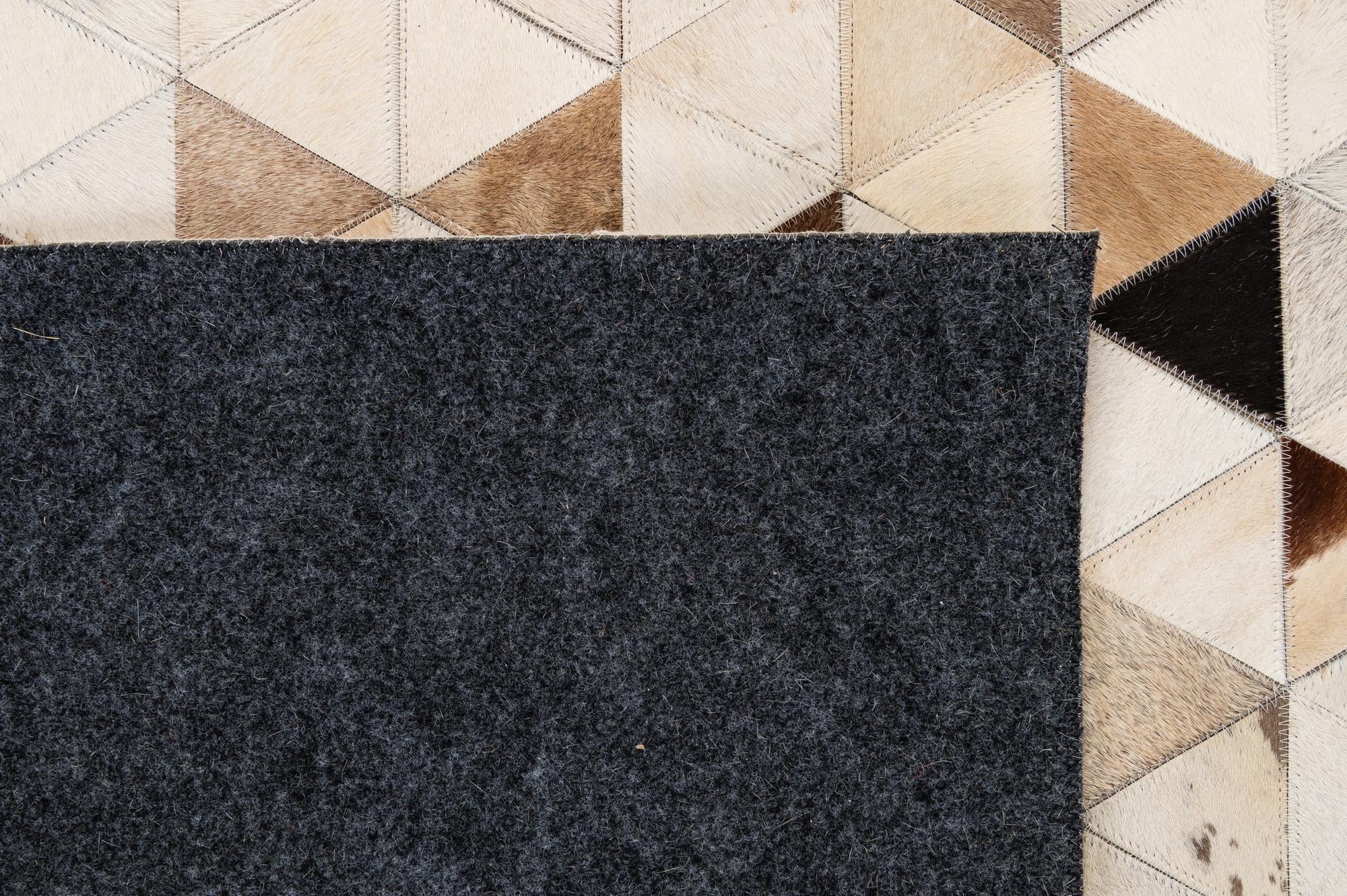 7' 11 x 9' 10 Cowhide - Patchwork Rug