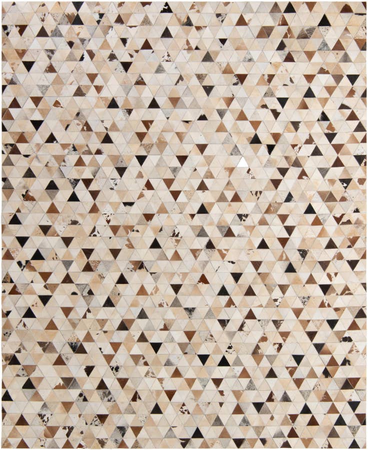 Detail image of 7' 11 x 9' 10 Cowhide - Patchwork Rug