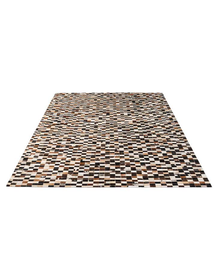 8' x 9' 10 Cowhide - Patchwork Rug