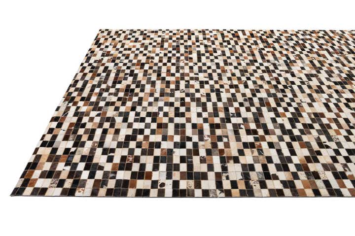 8' x 9' 10 Cowhide - Patchwork Rug