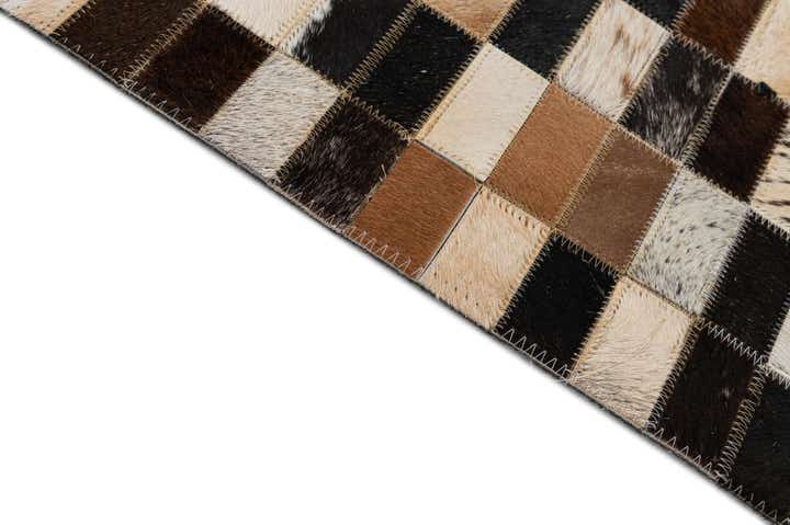 8' x 9' 10 Cowhide - Patchwork Rug