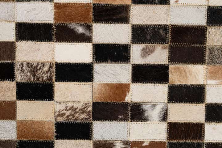 8' x 9' 10 Cowhide - Patchwork Rug