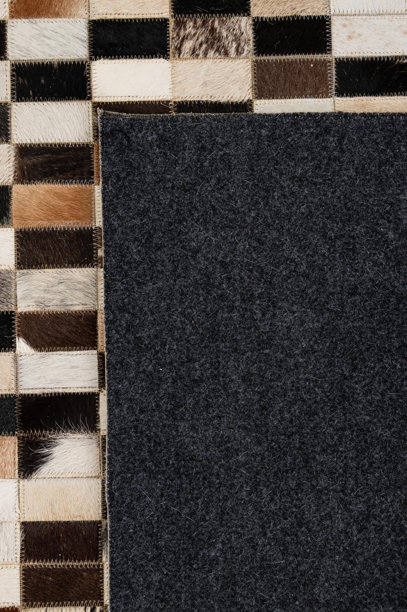 8' x 9' 10 Cowhide - Patchwork Rug