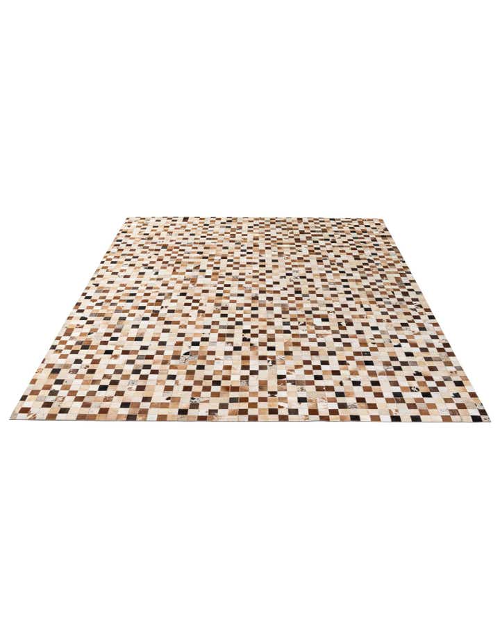 8' 1 x 10' Cowhide - Patchwork Rug