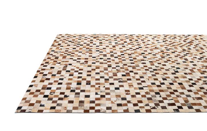 8' 1 x 10' Cowhide - Patchwork Rug