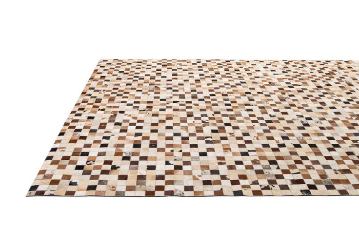 Detail image of 8' 1 x 10' Cowhide - Patchwork Rug