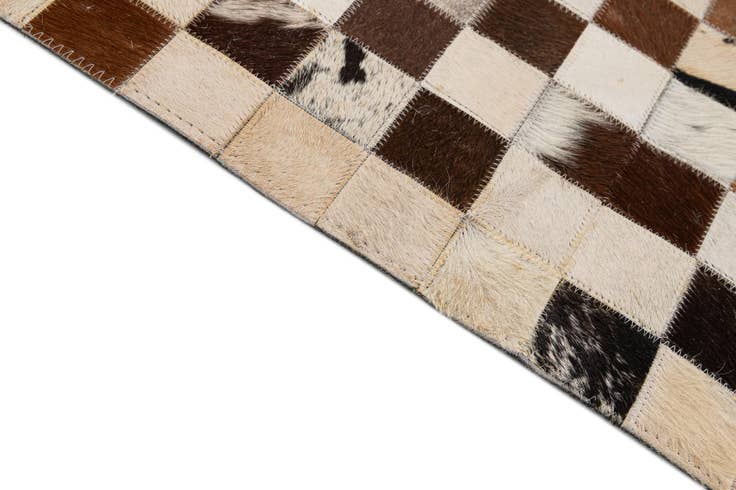 Detail image of 8' 1 x 10' Cowhide - Patchwork Rug