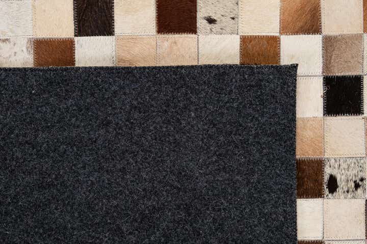 8' 1 x 10' Cowhide - Patchwork Rug