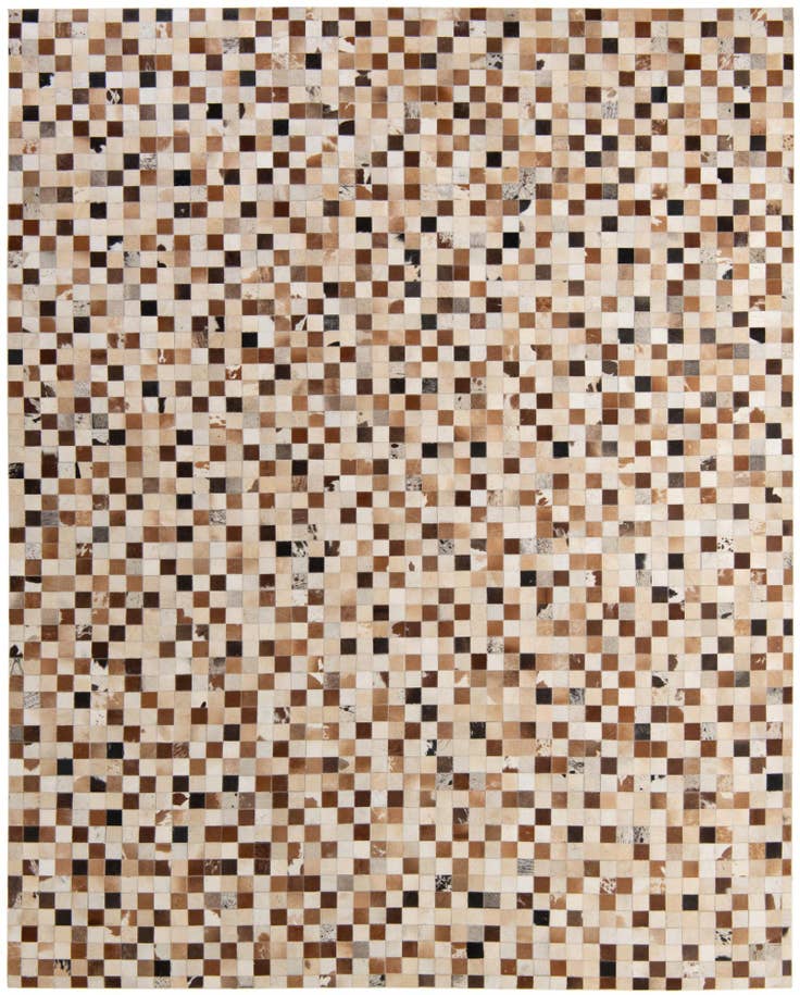 Detail image of 8' 1 x 10' Cowhide - Patchwork Rug