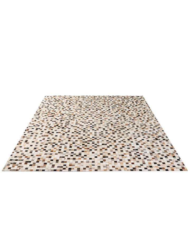 8' 1 x 9' 11 Cowhide - Patchwork Rug
