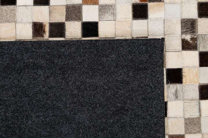 8' 1 x 9' 11 Cowhide - Patchwork Rug