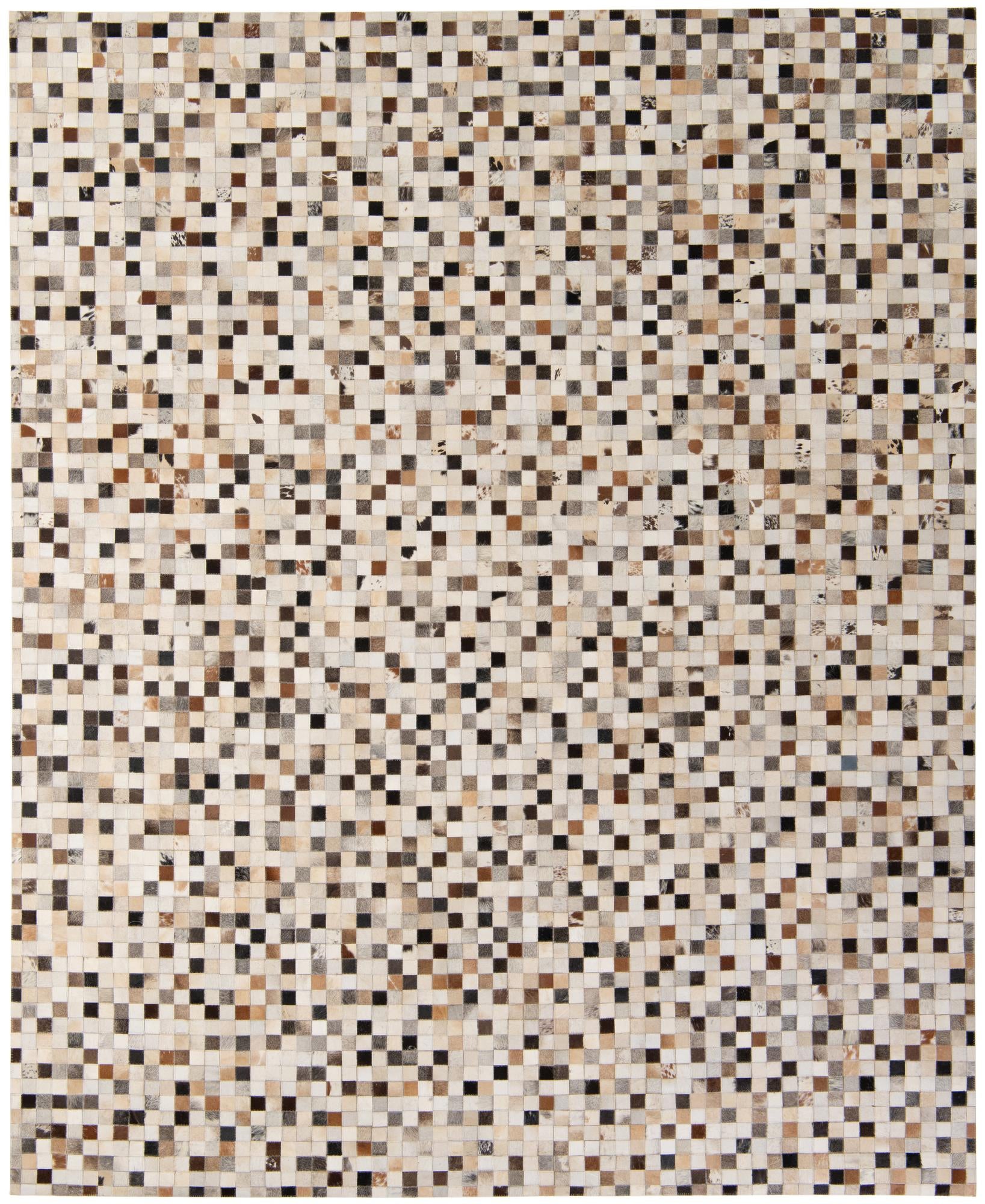 8' 1 x 9' 11 Cowhide - Patchwork Rug