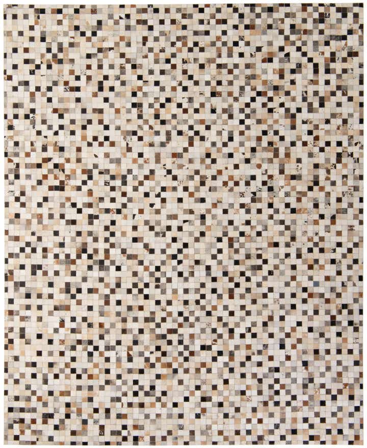 8' 1 x 9' 11 Cowhide - Patchwork Rug