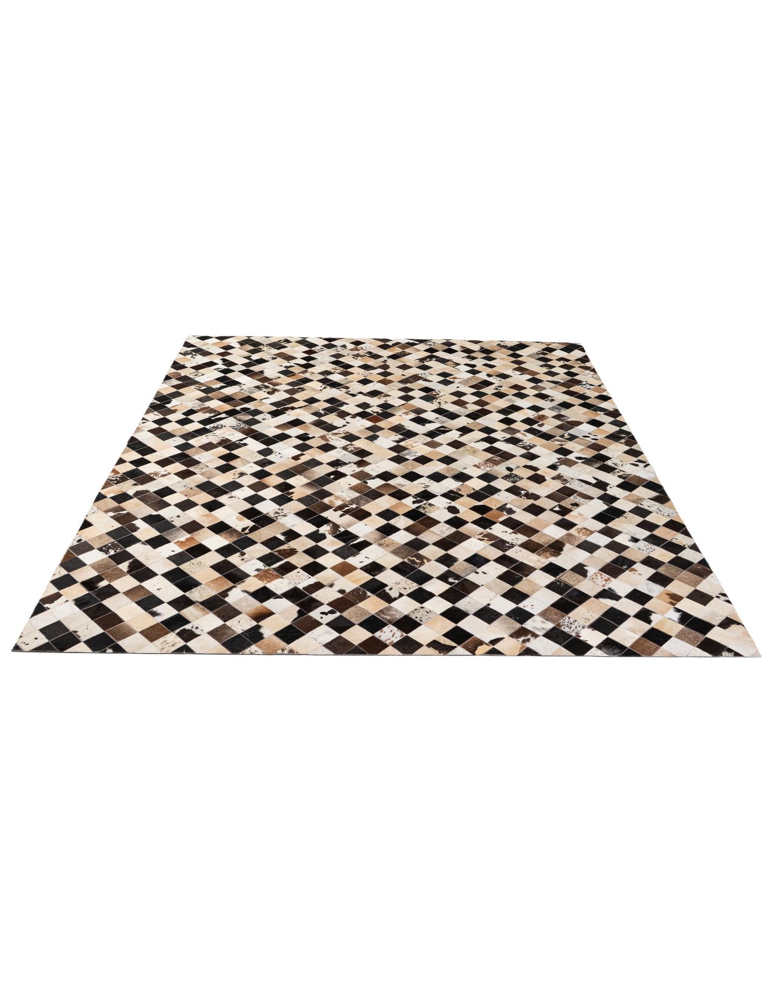 7' 11 x 9' 11 Cowhide - Patchwork Rug