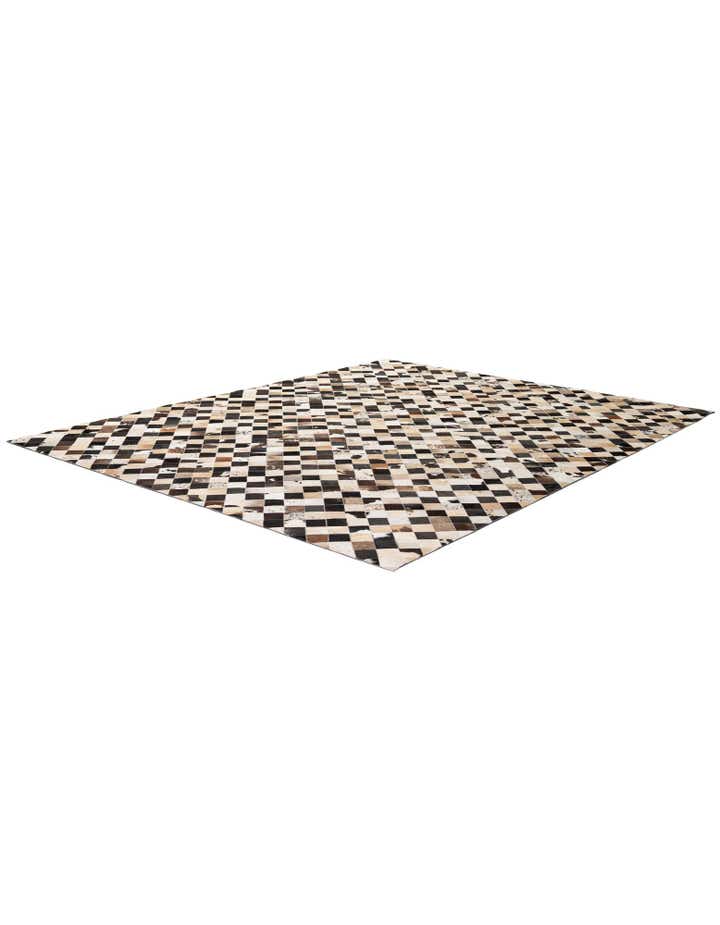 7' 11 x 9' 11 Cowhide - Patchwork Rug