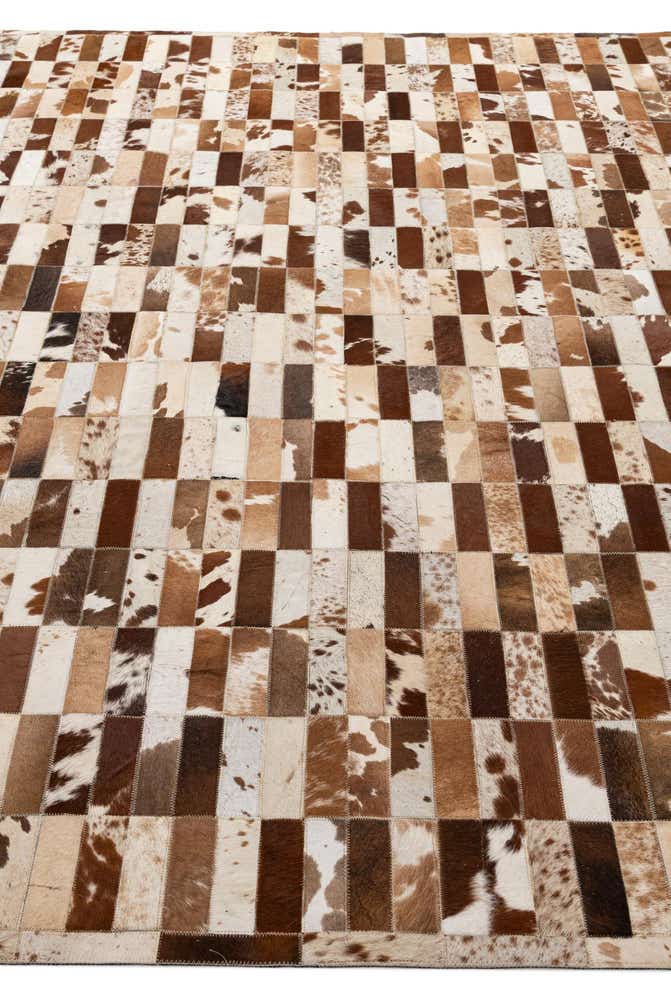 8' 2 x 10' Cowhide - Patchwork Rug