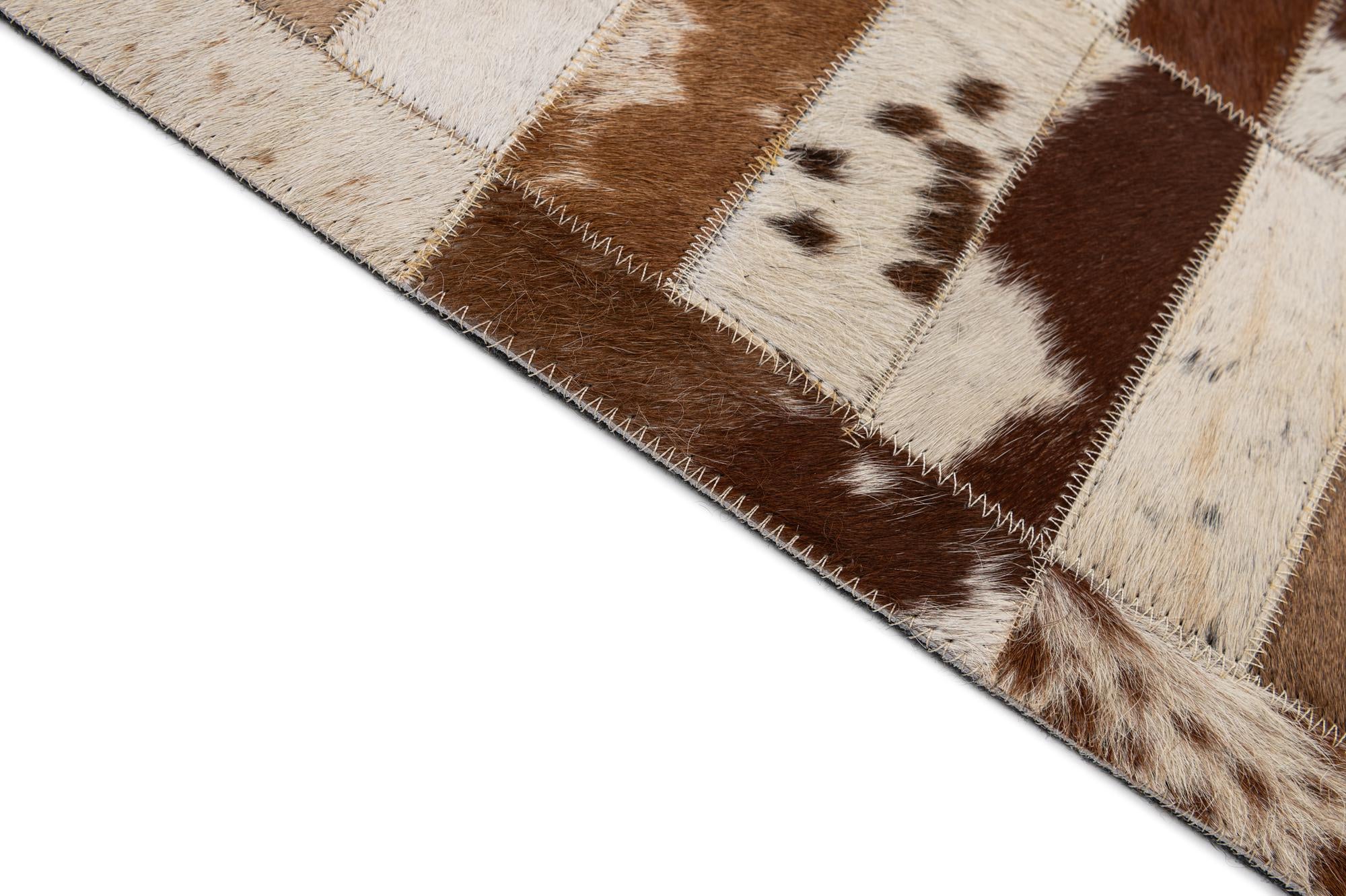 8' 2 x 10' Cowhide - Patchwork Rug