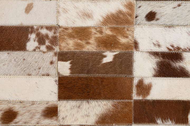 8' 2 x 10' Cowhide - Patchwork Rug