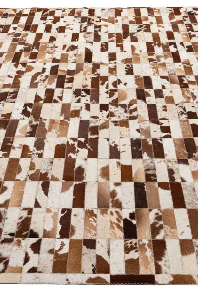 8' 3 x 9' 11 Cowhide - Patchwork Rug