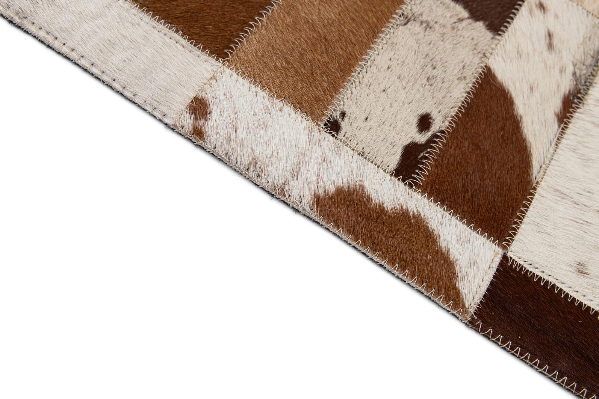 8' 3 x 9' 11 Cowhide - Patchwork Rug