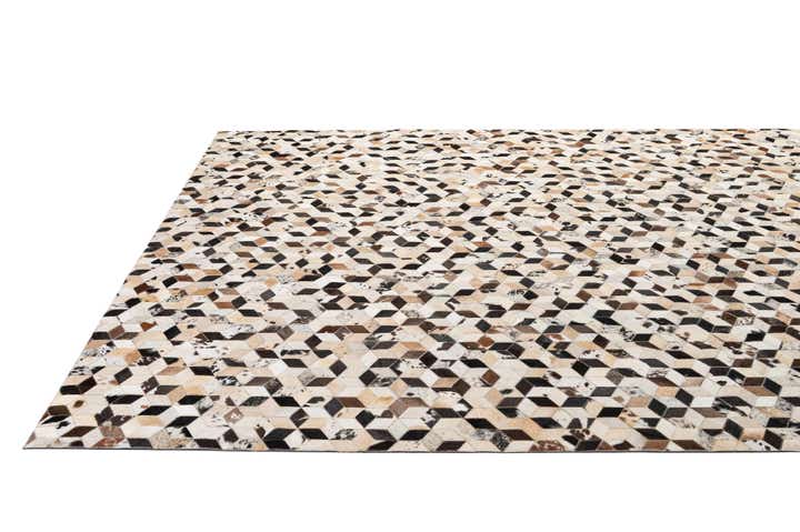 8' x 9' 11 Cowhide - Patchwork Rug