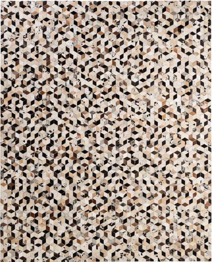 8' x 9' 11 Cowhide - Patchwork Rug