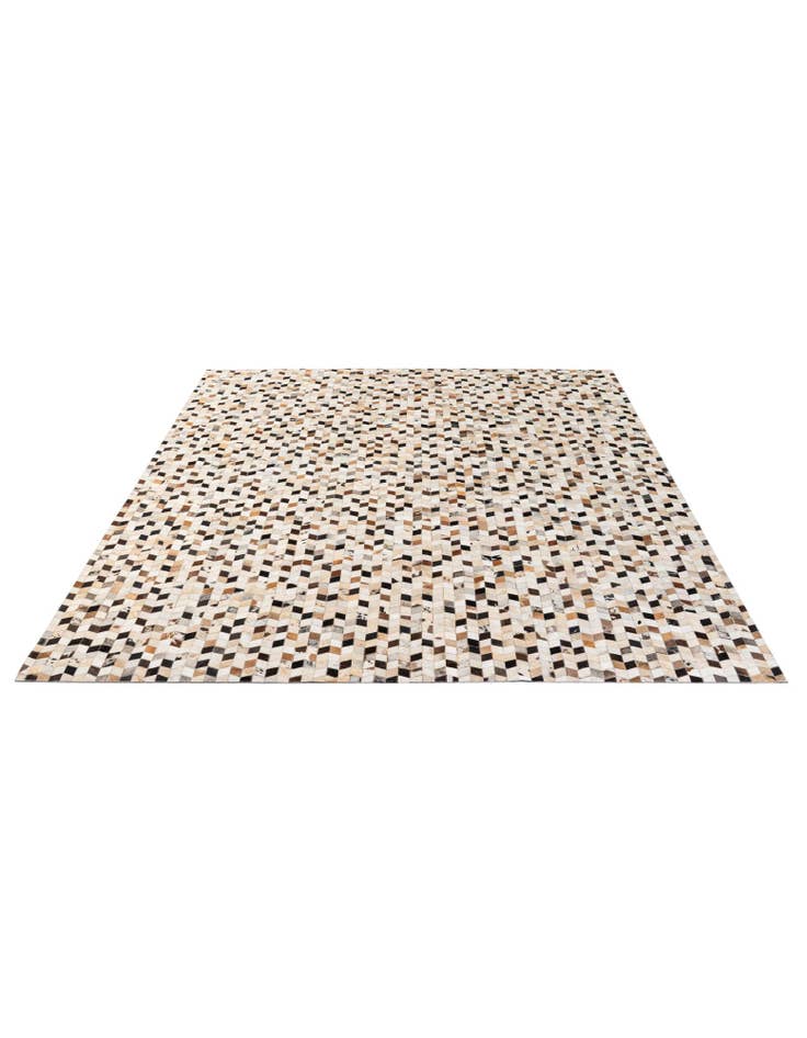 Detail image of 8' x 10' Cowhide - Patchwork Rug