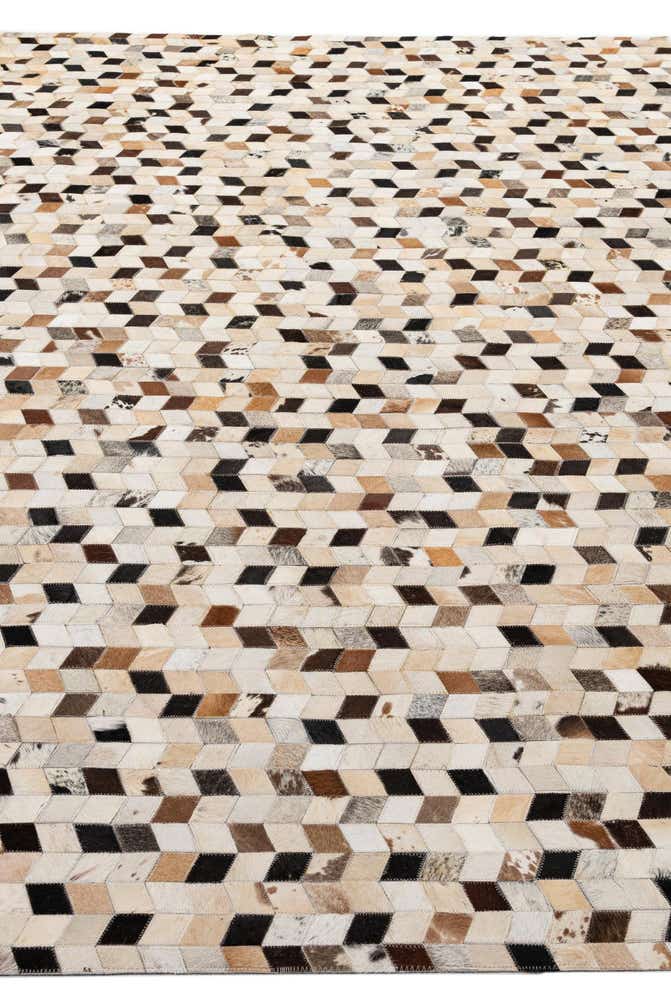8' x 10' Cowhide - Patchwork Rug