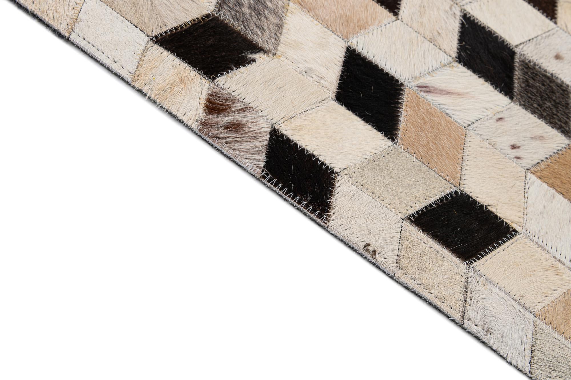 8' x 10' Cowhide - Patchwork Rug