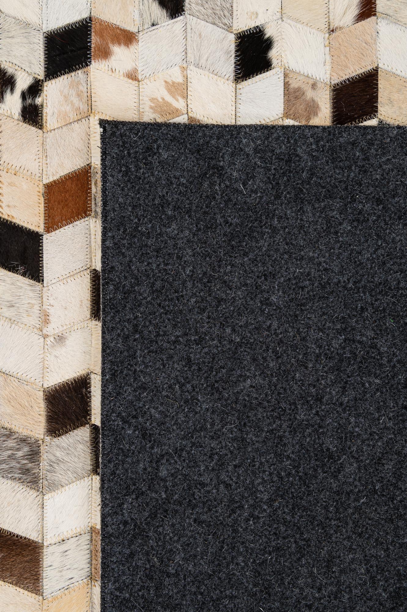 8' x 10' Cowhide - Patchwork Rug