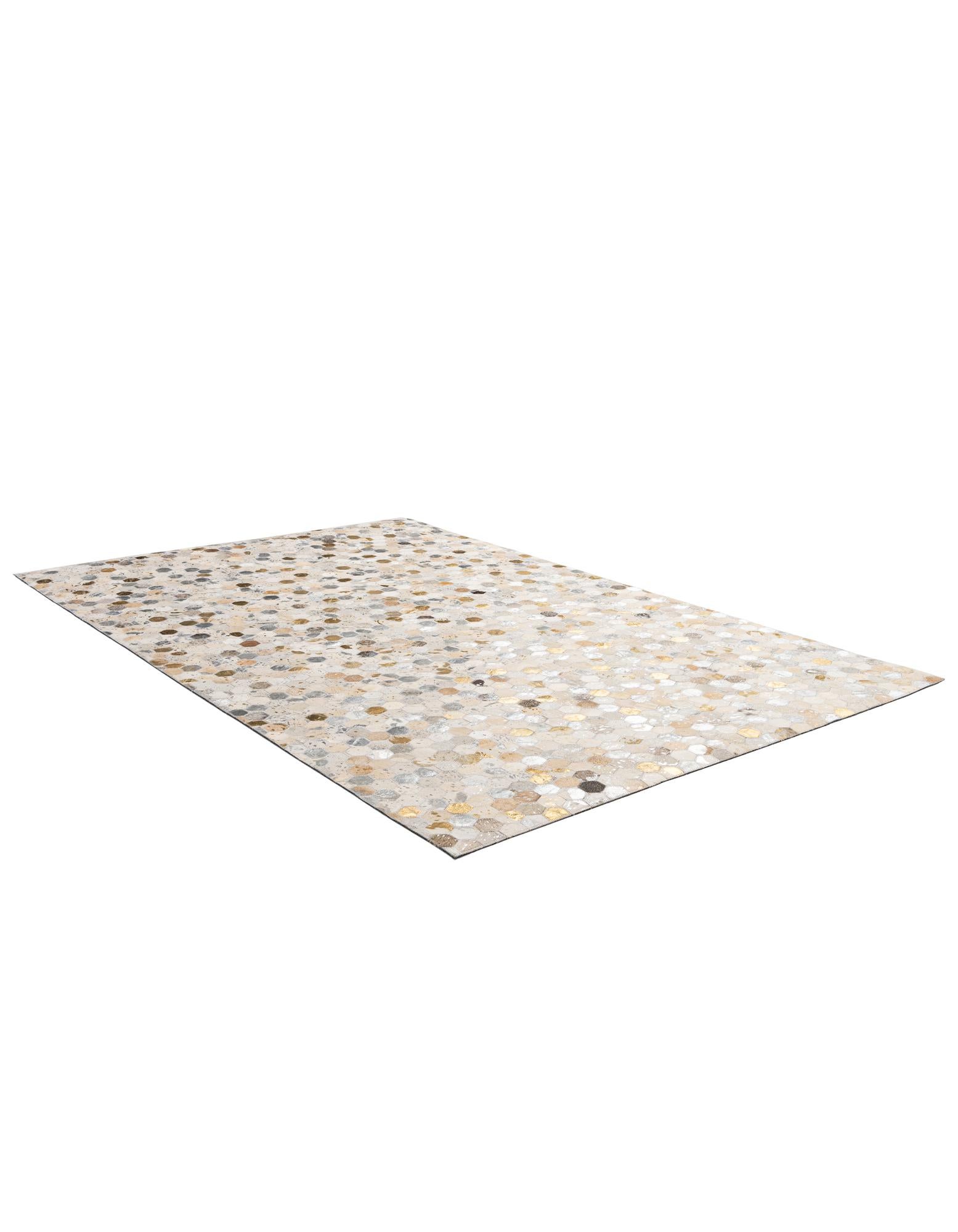 5' 2 x 8' 1 Cowhide - Patchwork Rug
