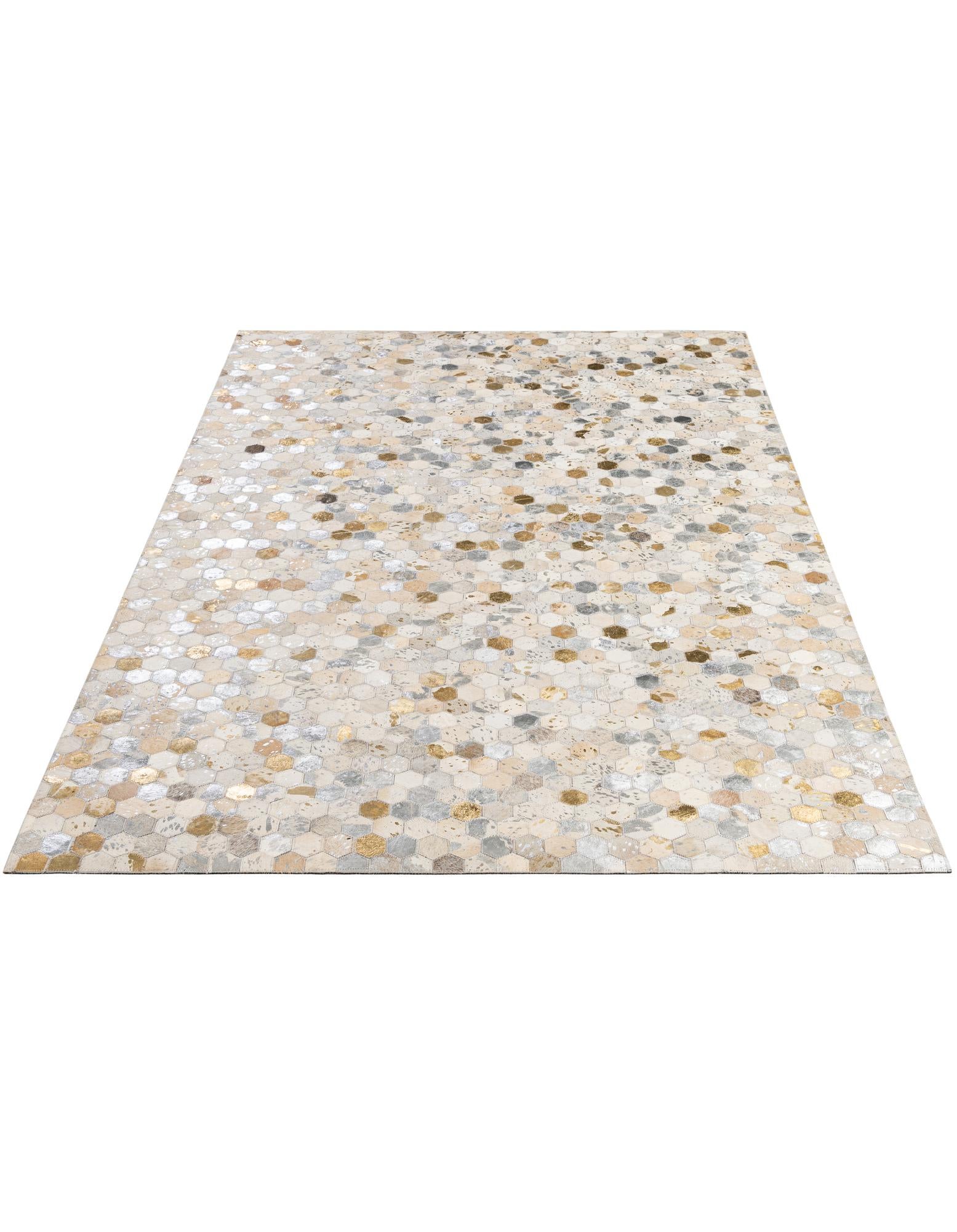 5' 2 x 8' Cowhide - Patchwork Rug