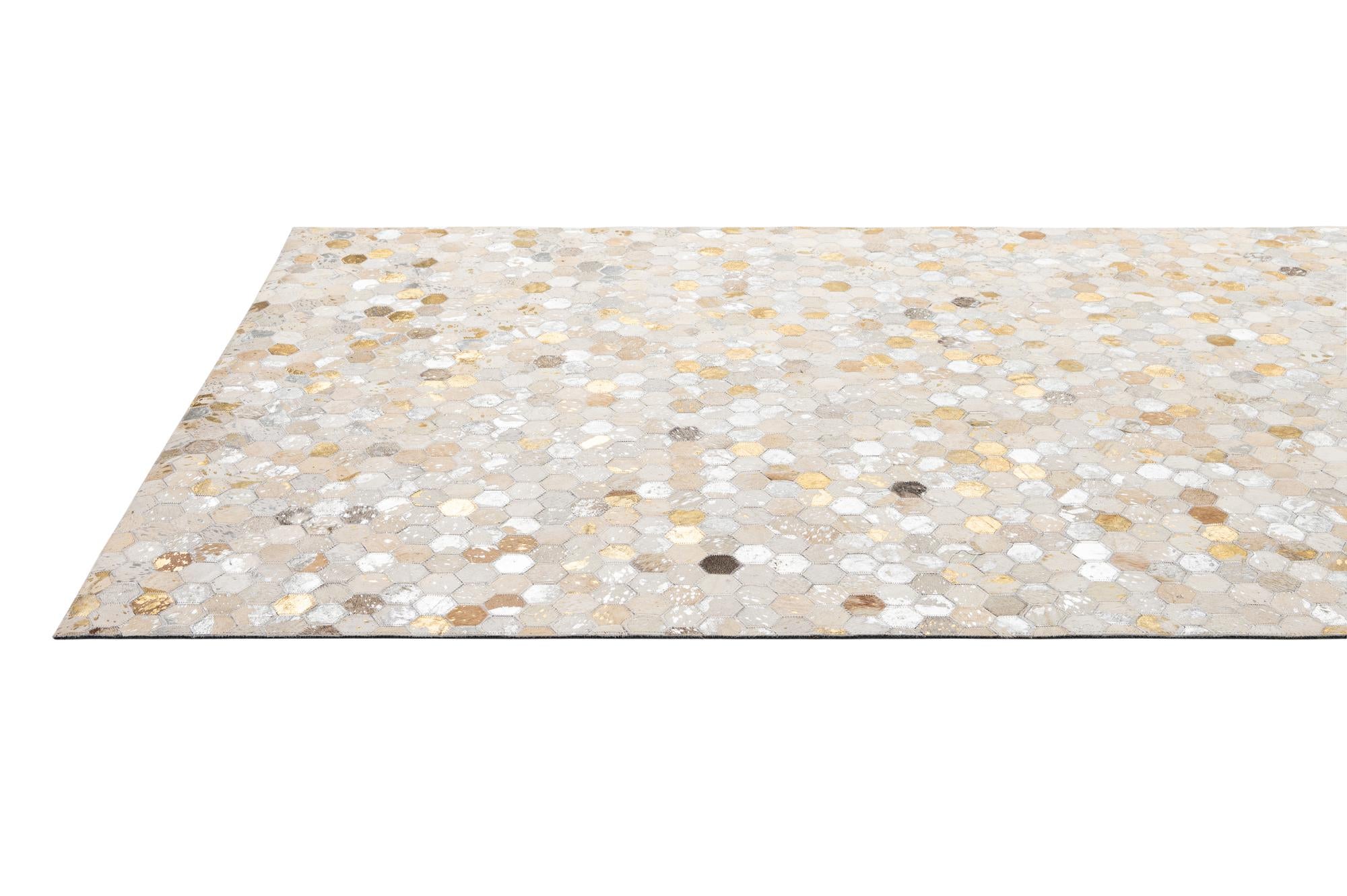 5' 2 x 8' Cowhide - Patchwork Rug