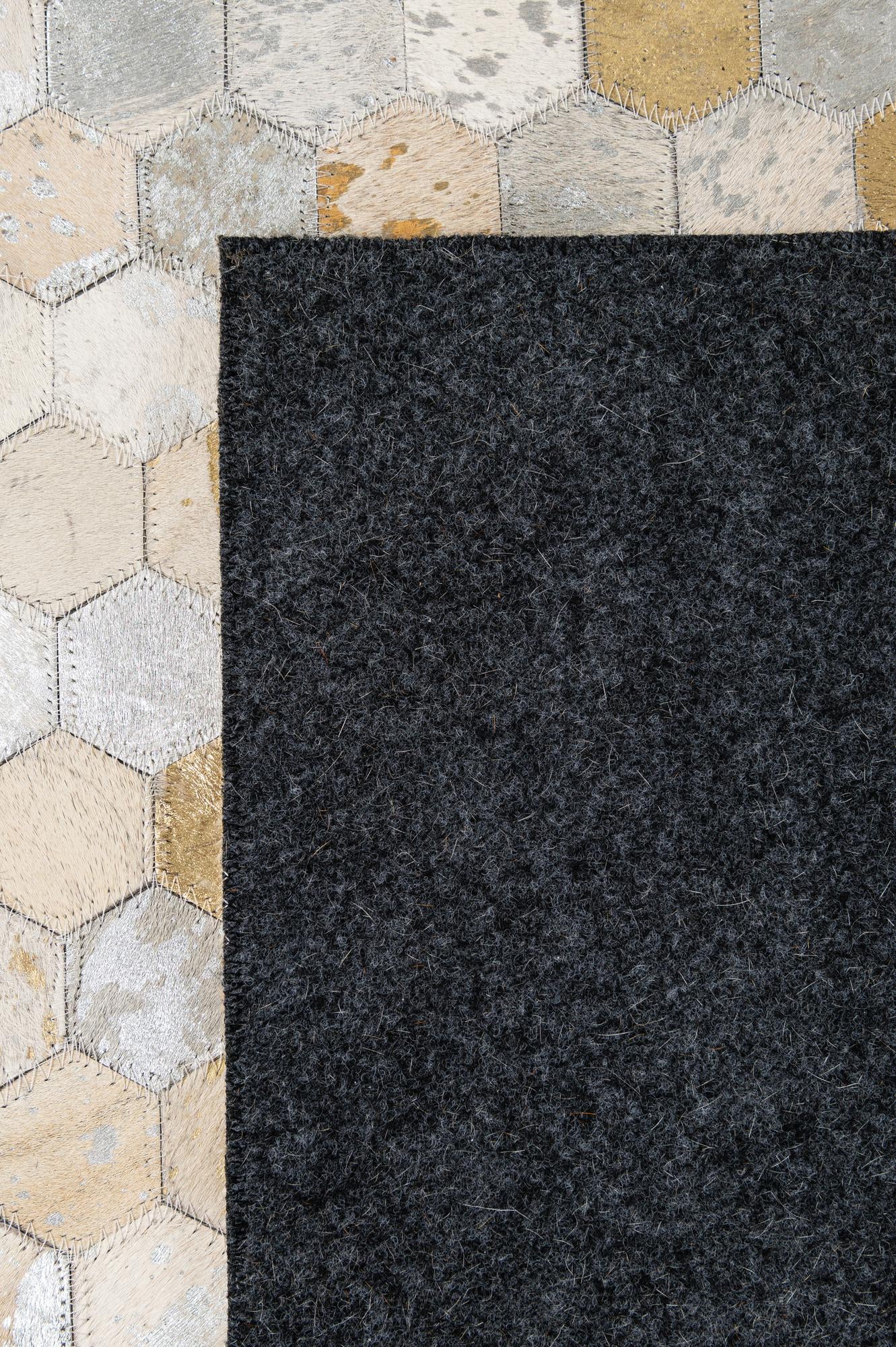 5' 2 x 8' Cowhide - Patchwork Rug