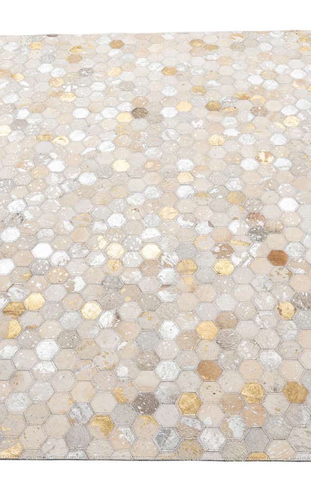 5' 1 x 8' Cowhide - Patchwork Rug