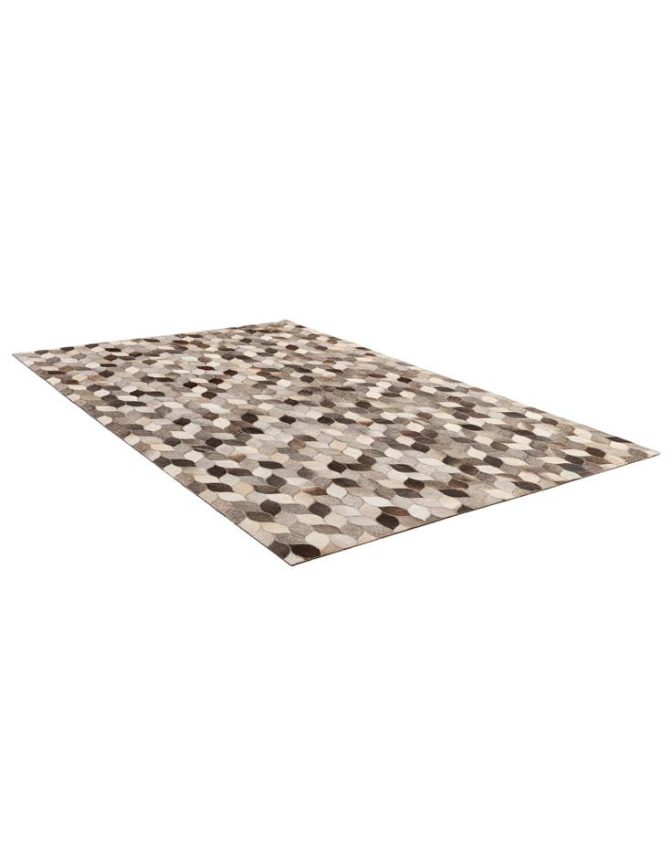 Detail image of 5' 1 x 8' 1 Cowhide - Patchwork Rug