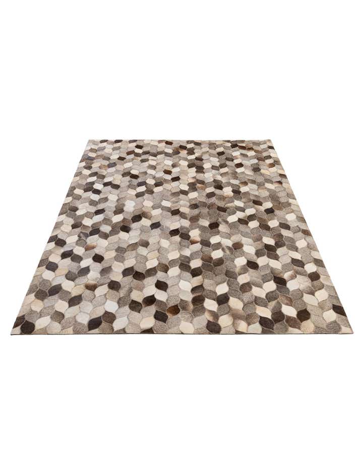 5' 1 x 8' 1 Cowhide - Patchwork Rug