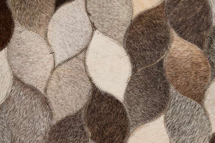 5' 1 x 8' 1 Cowhide - Patchwork Rug
