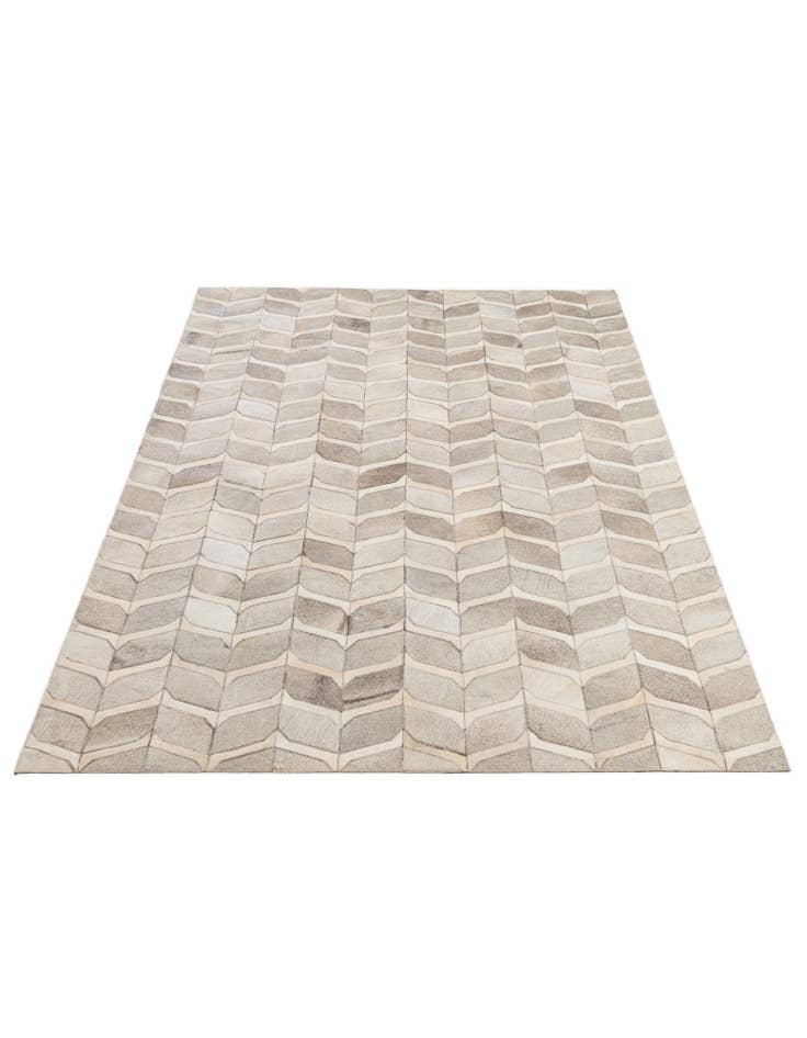 Detail image of 5' x 8' Cowhide - Patchwork Rug