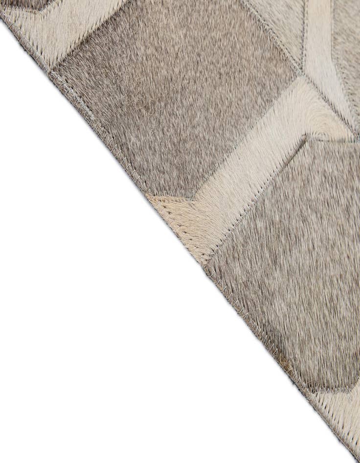 Detail image of 5' x 8' Cowhide - Patchwork Rug