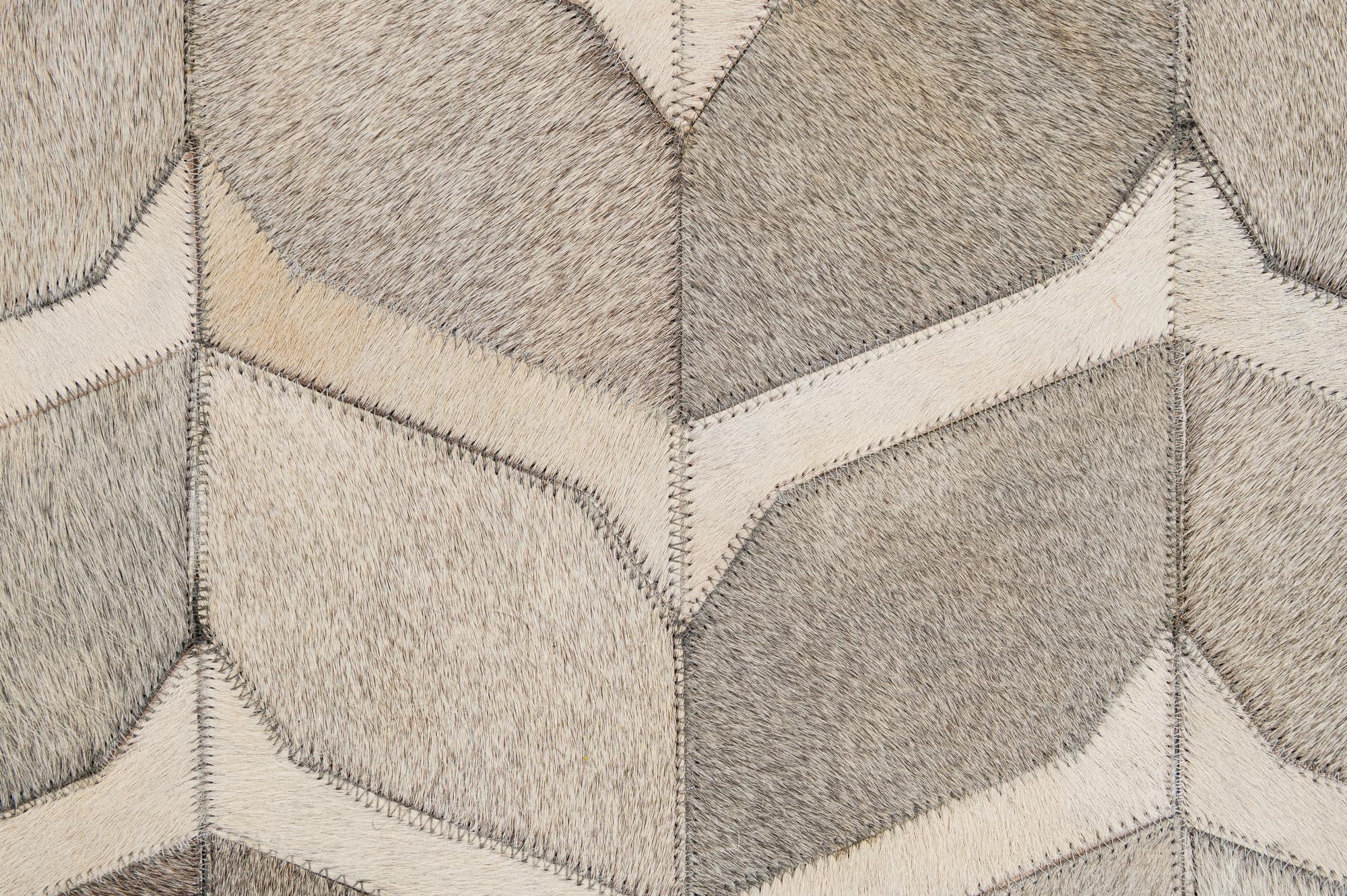 5' x 8' Cowhide - Patchwork Rug