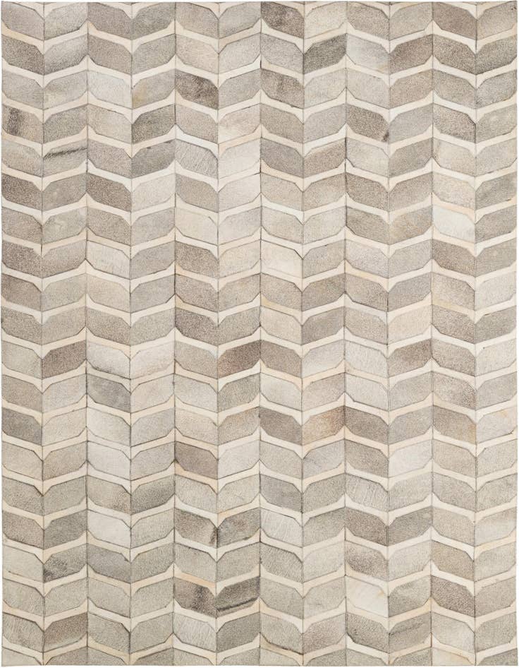 Detail image of 5' x 8' Cowhide - Patchwork Rug