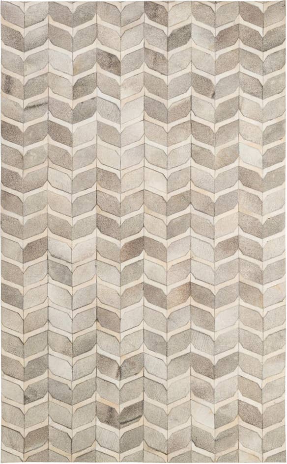 Detail image of 5' x 8' Cowhide - Patchwork Rug